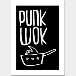 Funny, punkrock, pun, punk wok Posters and Art